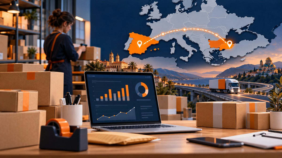 Logística para empresas y tiendas online entre España y Bulgaria