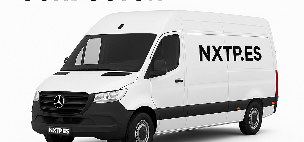 Furgoneta blanca NXTP.es para transporte y mudanzas en Daimús.