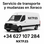 Furgoneta blanca NXTP.es para transporte y mudanzas en Xeraco.