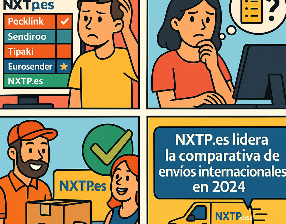 mejor comparador envíos internacionales 2024 con NXTP.es líder en satisfacción.