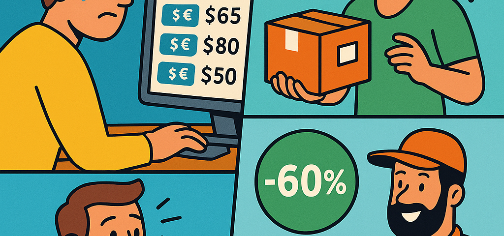 cómo usar un comparador de envíos para ahorrar hasta un 60% en paquetería con NXTP.es.