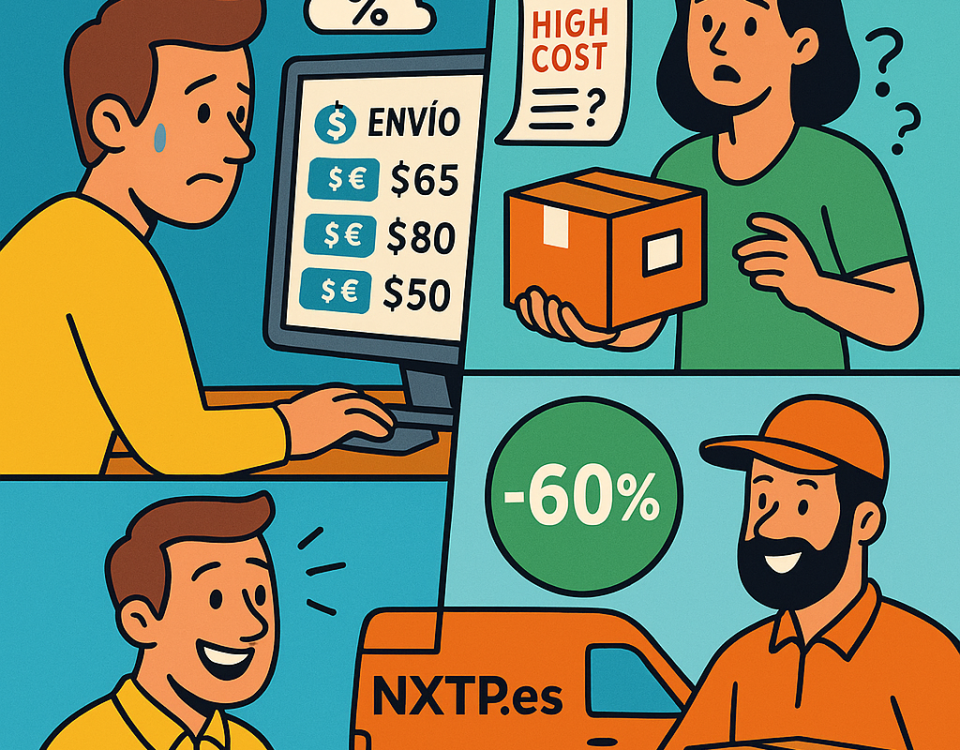 cómo usar un comparador de envíos para ahorrar hasta un 60% en paquetería con NXTP.es.