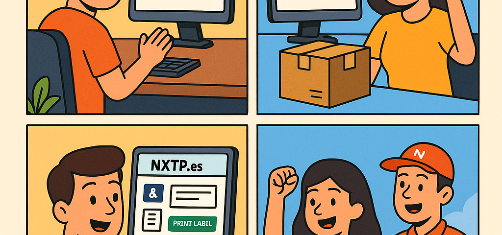 comparador envíos ecommerce con integración Shopify y WooCommerce mediante NXTP.es.